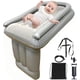 thumbnail image 1 of Cama Inflable de Viaje para Niños, Cama Portátil para Niños Pequeño Ligera y Compacta, Ideal para Viajes en Avión,Incluye Seguridad,Bomba Manual, Bolsa de Almacenamiento,Cuna de viaje con laterales, 1 of 3