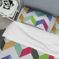 thumbnail image 4 of Designart 'Geometrical Retro Design III' Ensemble de Housse de Couette Mi-Siècle, 4 of 4