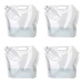 thumbnail image 1 of Water Container Bag, Food Grade Clear Plastic Storage Jug for Camping Hiking Backpack Emergency, 1 of 5