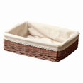 thumbnail image 1 of Handmade Wicker Storage Basket Bread Basket Fruit Basket Serving Baskets For Home Kitchen Desk, 1 of 5