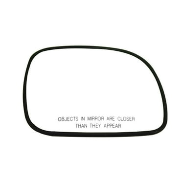 SCITOO Side View Mirror Glass Passenger Right Side Mirror Glass Fit For 2001-2007 For DODGE CARAVAN HEATED Chrome Convex Replacement Exterior Mirror Glass