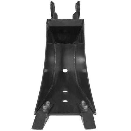 Titan Attachments 12in Wide Backhoe Bucket  2-Carbon Steel Teeth  Hydraulic Tilt Backhoe & Excavator Attachment