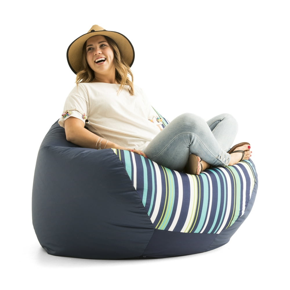 Big Joe Indoor/Outdoor 132" Teardrop Bean Bag Chair, Multiple Colors