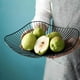 thumbnail image 5 of Obstkorb aus Metalldraht, Schüssel, runder Aufbewahrungskorb für Obst,Snacks, Küchenorganizer-Korb (Schwarz), 5 of 5