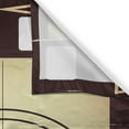 thumbnail image 3 of Movie Theater Curtains 2 Panels Set, Scratched Film Strips Vintage Movie Frame Pattern Grunge Illustration, Window Drapes for Living Room Bedroom, 55W X 39L Inches, Beige Brown White, by Ambesonne, 3 of 3