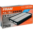 thumbnail image 3 of FRAM Extra Guard Air Filter, CA7420 for Select Acura, Honda and Isuzu Vehicles Fits select: 1994-1997 HONDA ACCORD, 1995-1998 HONDA ODYSSEY, 3 of 5