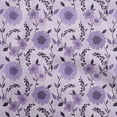 thumbnail image 1 of oneOone Georgette Viscose Purple Fabric Florals Diy Clothing Quilting Fabric Print Fabric By Yard 42 Inch Wide, 1 of 5