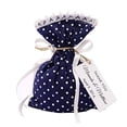 thumbnail image 1 of 20 Cotton and Net Drawstring Gift Pouch Small Favor Bags Wedding Party Rustic With Personalized Paper Tags, 1 of 1
