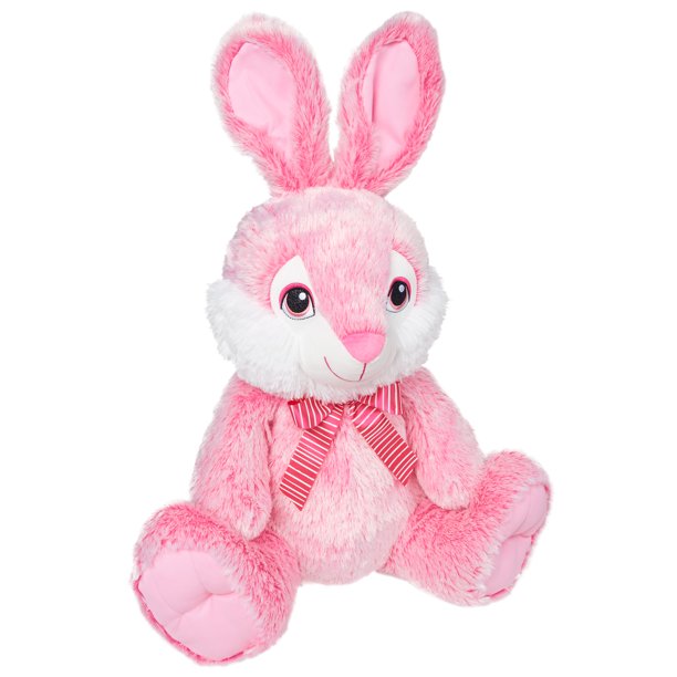 peep bunny plush large pink