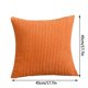 thumbnail image 4 of Fundas de cojín de terciopelo naranja suave y sólido para otoño, cuadradas, acogedoras, suaves y sólidas, decorativas, para el hogar, para el sofá, el dormitorio, el coche, 45 x 45 cm, 4 of 7