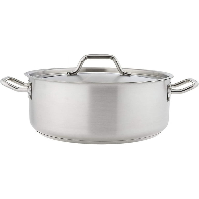 Winware Stainless Steel 6 Quart Sauce Pan with Cover