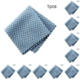 thumbnail image 2 of Yuarrent Paño de cocina, olla absorbente suave, vajilla, trapo de fibra Superfina, paño de toalla, accesorios de limpieza reutilizables, azul, Azul PC 1 10piezas, 2 of 6