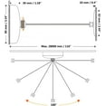 thumbnail image 5 of Adjustable Laundry String Line, Flexible & Adjustable Stainless Steel Retractable Clothesline, 9.2 Feet Heavy Duty Capacity For Indoor And Outdoor Use, 5 of 5