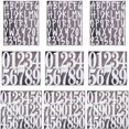 thumbnail image 1 of HAOAN 24Sheets 400pcs Large Letter & Number Stickers 2.5 Inch Self Adhesive Letters Stickers Big Font Stickers, 1 of 6