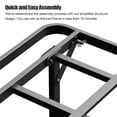 thumbnail image 7 of COMASACH Full Size Foldable Bed Frame,14" High Profile Metal Platform with Easy Setup,Heavy Duty,No Sagging, No Box Spring Needed,Black, 7 of 7