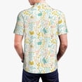 thumbnail image 4 of Balery Funny Chicken Printed Men’s Short Sleeve Polo Shirt, Midweight Men's Shirt,Golf Polo shirts -4X-Large, 4 of 9