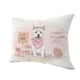 thumbnail image 2 of Happy Mother's Day West Highland White Terrier Love Dog Mom Heart Flower Pillow Cushion Double Sided Westie Westy Dog Lover Throw Pillow - 12004, 2 of 4