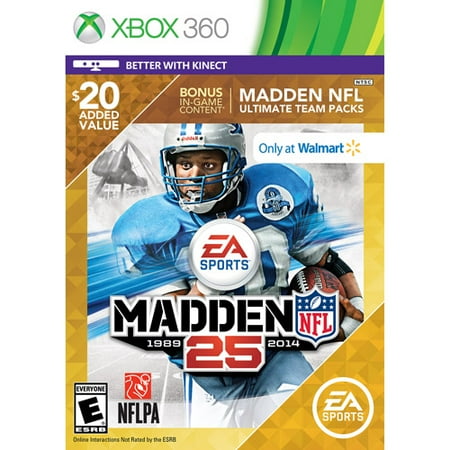 Madden NFL 25 - Wal-Mart Exclusive (Xbox 360) (25 Best Xbox 360 Games)