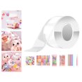 thumbnail image 5 of Cintas de doble cara,Juguete para niños con cinta adhesiva de doble cara Blow Bubbles Cinta con 34PCS Macarena Cintas de doble cara, 5 of 5