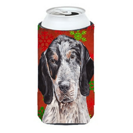 

Carolines Treasures SC9745TBC Blue Tick Coonhound Red Snowflakes Holiday Tall Boy Hugger Tall Boy multicolor