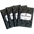thumbnail image 1 of Composition Notebook College Ruled [4 Pack] Hard Cover Book, 100 sheets 9.75" x 7.5" HTOOQ Back to School Supplies For Students & College by 4E’s Novelty - -, 1 of 5
