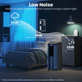 thumbnail image 6 of TOSOT 9,700BTU (5,000 BTU SACC) Portable Air Conditioner, Smart Wifi Control, AC Unit with Dehumidifier, Fan, Window Kit for Easy Installation, Cool Rooms Up to 300 Square Feet, Shiny Series, 6 of 8