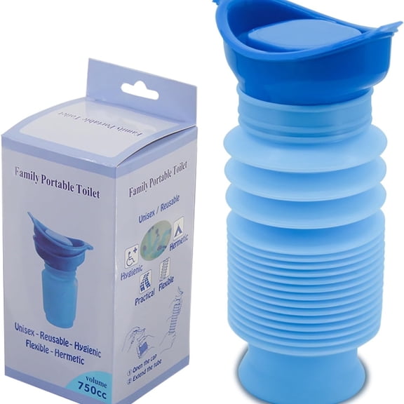 Unisex Adjustable Collapsible Portable Urinal Pee Bottle 750ML