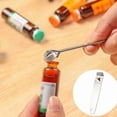 thumbnail image 7 of 4 pcs Stainless Steel Mini Vial Bottle Openers for Seniors, Oral Liquid Medicine Cap Lifters, Creative Jar and Beverage Bottle Opener Set for Home and Pharmacy Use, 7 of 7