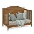 thumbnail image 6 of Delta Children Phoebe 6-in-1 Convertible Crib - Greenguard Gold Certified, Chestnut, 6 of 12