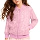 thumbnail image 2 of Chaquetas y abrigos casuales de manga larga sin capucha para niños, de invierno, de color liso, de manga larga sin capucha, chaquetas casuales con lentejuelas, chaqueta informal para niñas, parte supe, 2 of 7
