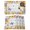 Yellow Light Purple Ivory, variant on Sunflowers Placemats Set of 12, Spring Watercolor Flowers Butterflies Hydrangea Blue Placemats for Dining Table, Place Mats for Kitchen Tabletop, Waterproof Wipeable Dining Table Mats Set
