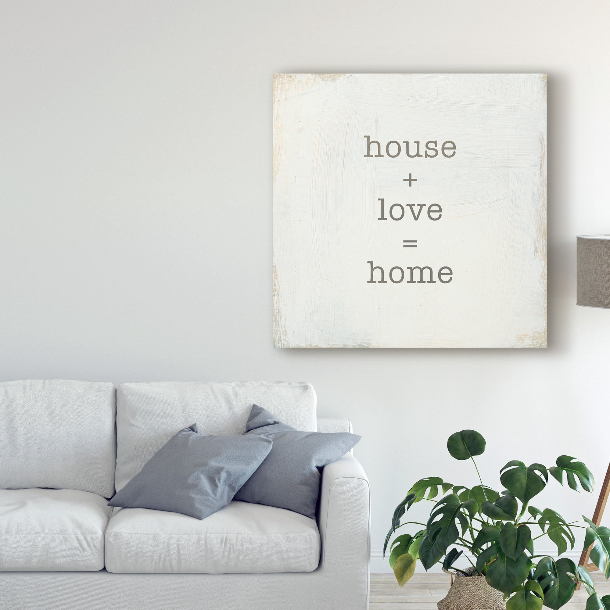 Trademark Fine Art 'Home Sweet Home IV' Canvas Art by Wild Apple Portfolio