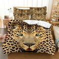 thumbnail image 6 of 3D Animals Wolf Tiger Lion Leopard Print Bedding Duvet Cover Sets Full Queen Size Soft Comforter Bed Set with Pillowcase, 6 of 6