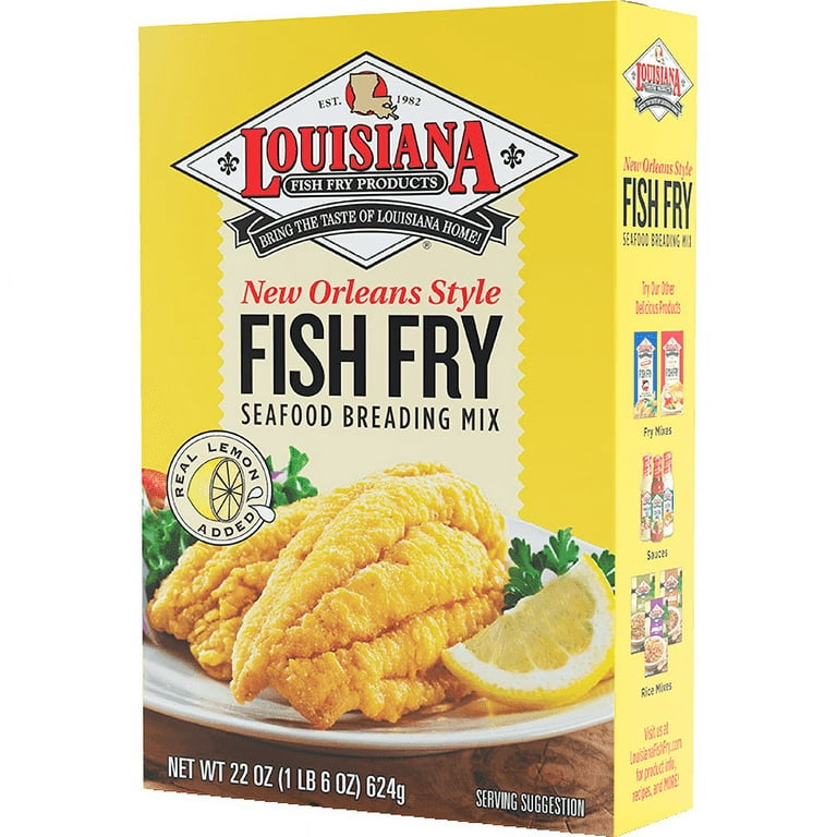 Save on Louisiana Fish Fry Products Seafood Breading Mix Seasoned