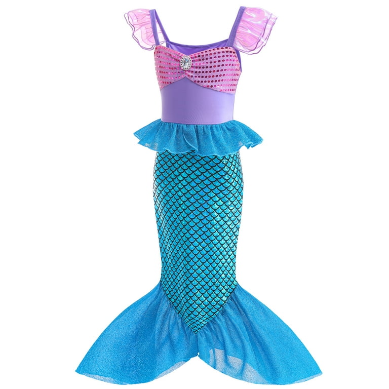 Mermaid Costume Kids Pink Dress Mermaid Costume Kids Pink Dress