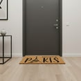 thumbnail image 5 of Sheltered Coconut Door Mat Printed Bonjour Paris 30x18 Natural, 5 of 8