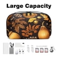 thumbnail image 3 of Thanksgiving Tech Gear Oxford Cloth Waterproof Charger Organizer Case for Electronic Devices Storage - Hard Drive Case, Cord Organizer, Travel Cord Organizer Case - 5.9x9.44x3.14 in, 3 of 6