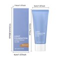 thumbnail image 3 of Keep Makeup Concealer Liquid Foundations Light Thin Moisturizing Brightening Clear And Lasting Matte Liquid Foundations 60g, 3 of 7