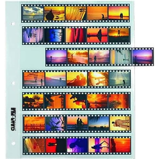 ClearFile ArchivalClassic Storage Page for Negatives, 35mm 25 Pack
