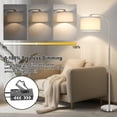thumbnail image 2 of Lámpara de pie Boncoo Arc, pantalla LED regulable, 9 W, regulable y ajustable, 2 of 6