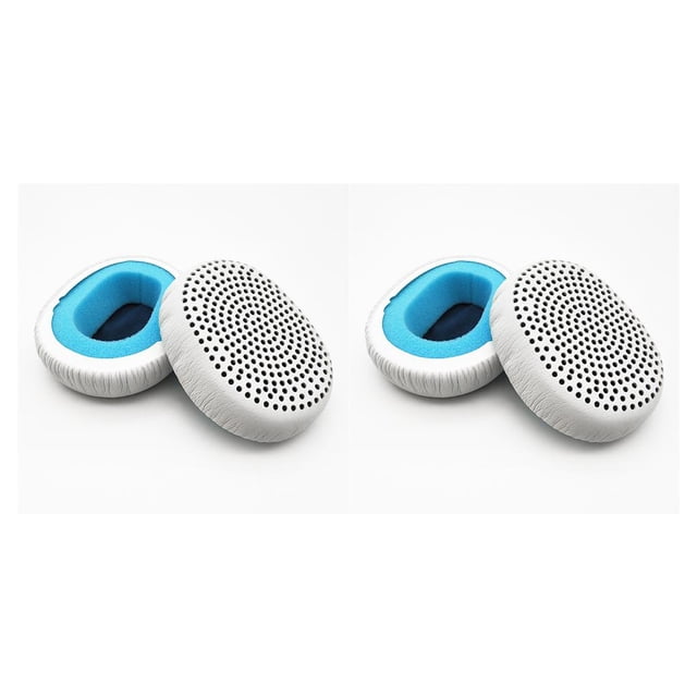 Tholdsy 2 almohadillas de repuesto para auriculares Skullcandy Riff compatibles con Bluetooth, inalámbricos, color blanco Blanco 2piezas