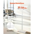 thumbnail image 5 of KFFKFF 43-Inch Acrylic Podium Stand, Portable Floor-Standing Lectern with Adjustable Reading Surface, Book Clips, and Wide Desk for Events, Presentations, and Meetings, 5 of 9