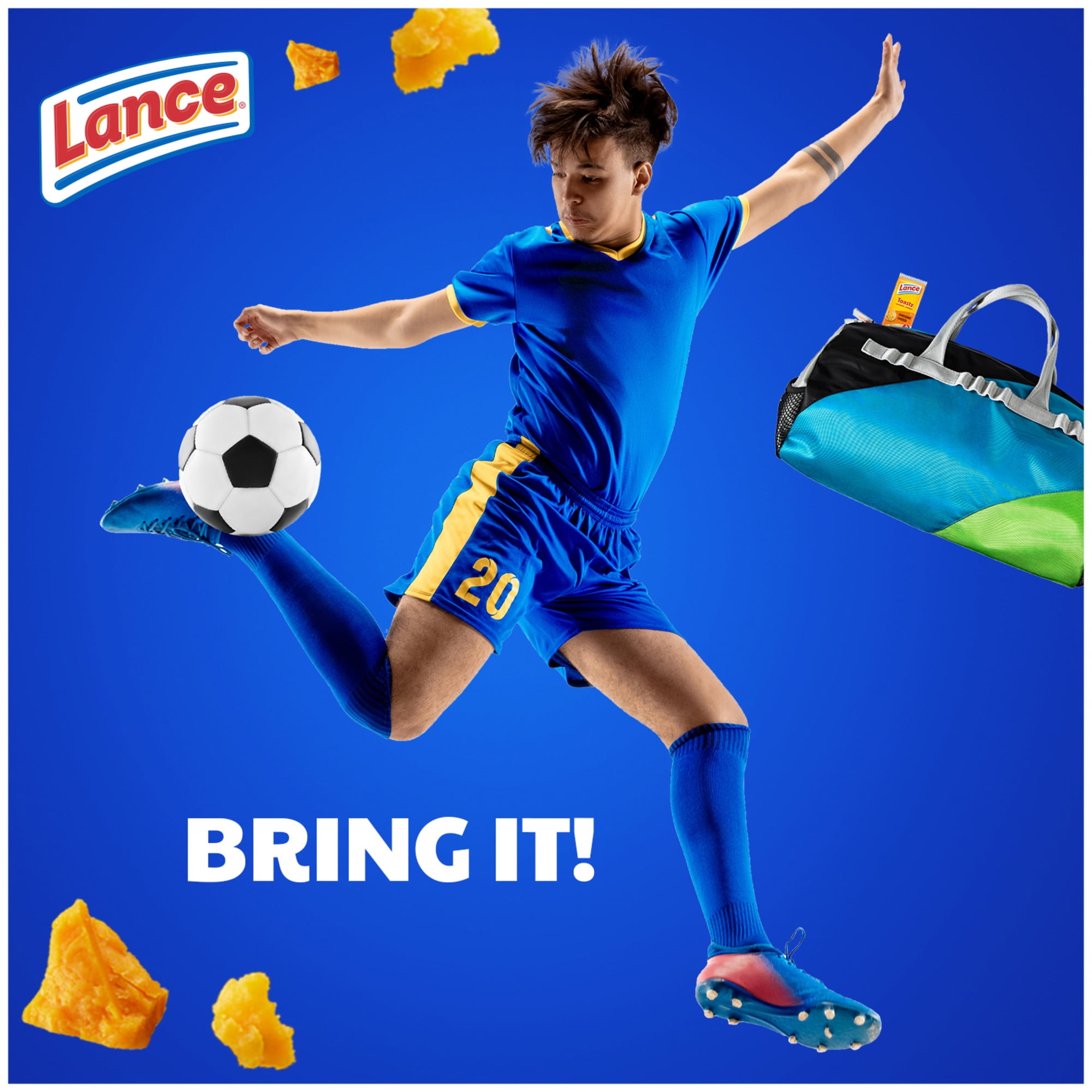 Lance Sandwich Crackers, Toasty Cheddar, 6 Individually Wrapped Packs, 4 Sandwiches Each