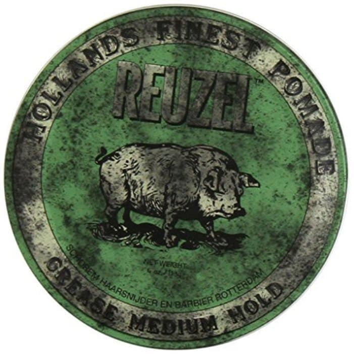 Reuzel Green Grease 4ounce Medium Hold Pomade Hog