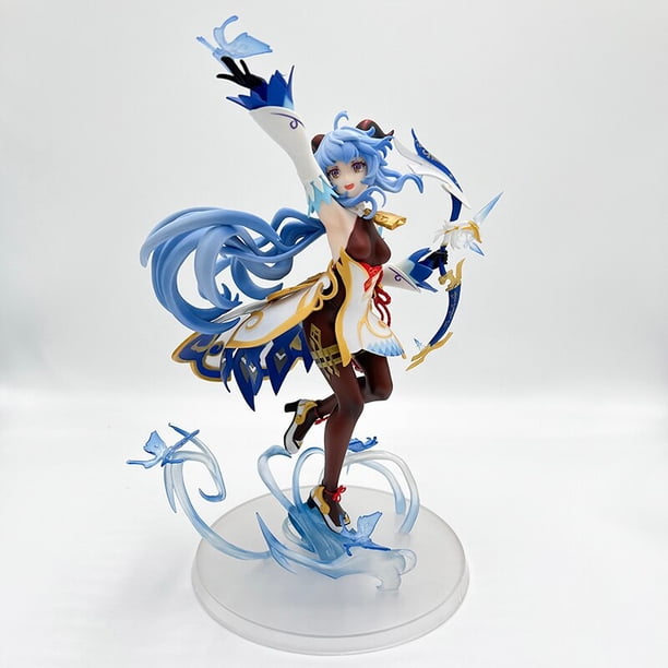 Figura DE ACCIÓN DE Kamisato Ayaka Genshin Impact, modelo de juguete de 28cm, Raiden Shogun/Yae Miko, Paimon/Klee/Ganyu Gong Bohan LED