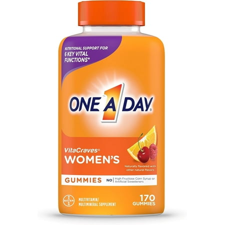 One A Day Women's Gummy Multivitamin, Multivitamins for Women, 170 Ct
