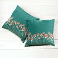 thumbnail image 2 of Ambesonne Colorful Throw Pillow Cover 2 Pack, Modern Spring Flowers, 24", Multicolor, 2 of 6