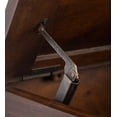 thumbnail image 4 of Plow & Hearth Portland Ice Box Wood Coffee Table/Bench with Replica Hardware, 4 of 6