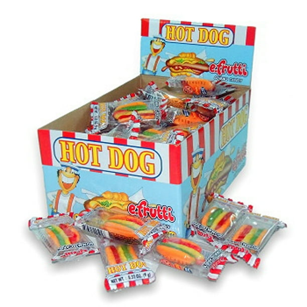 Product Of E.Frutti, Hot Dog Gummi, Ct 60 (0.31 Oz) Sugar Candy