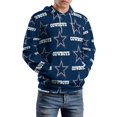 thumbnail image 5 of Football Cowboys 3D Print Hoodie Men Women Autumn Thin Pullover Sweatshirt Vintage Streetwear Tops, 5 of 6